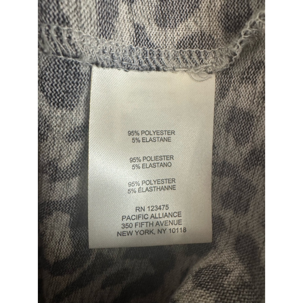 Jones New York Gray Leopard Print Turtleneck - Picture 8 of 8